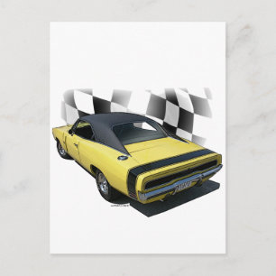 1970 Dodge Charger R/T Vykort