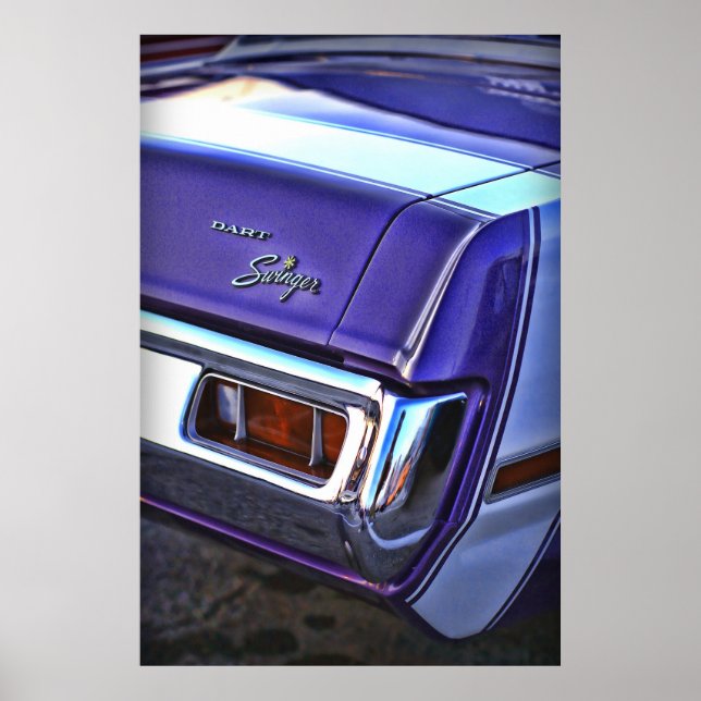 1970 Dodge Dart Swinger Poster (Framsidan)