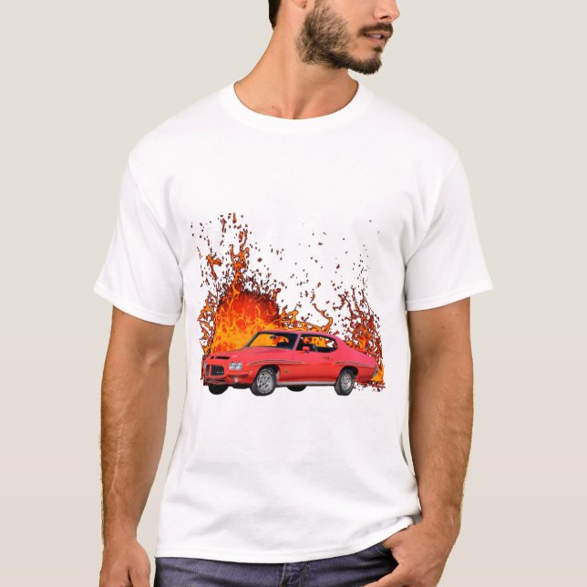 1970 Domare vid Pontiac GTO T Shirt (Framsida)