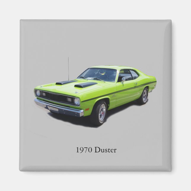 1970 Duster magnet (Framsidan)
