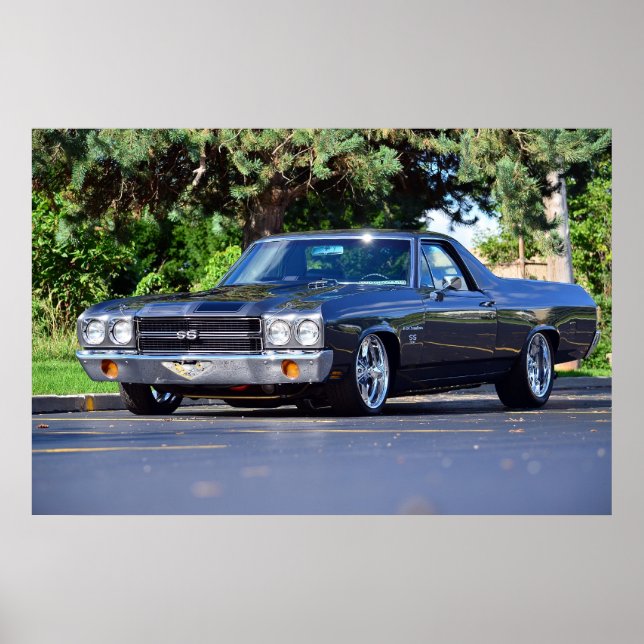 1970 El Camino SS 396 Poster (Framsidan)