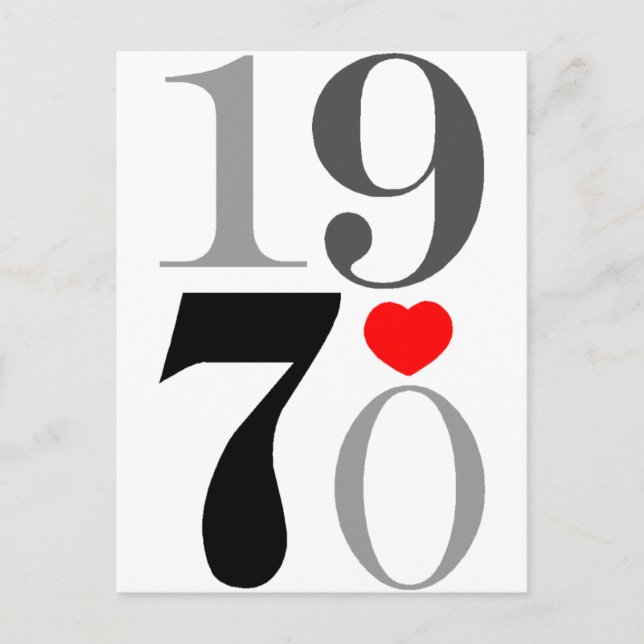 1970 GRAPHIC VYKORT (Framsida)