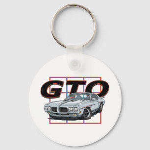 1970 GTO Silver Nyckelring