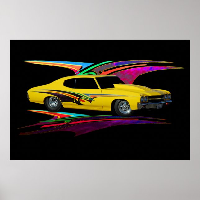 1970 gult Classic Poster (Framsidan)