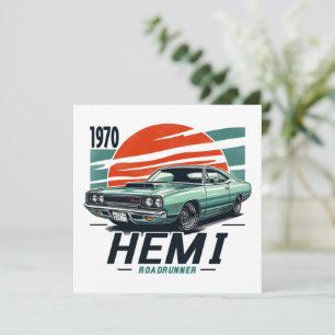 1970 Hemi Roadrunner Julkort