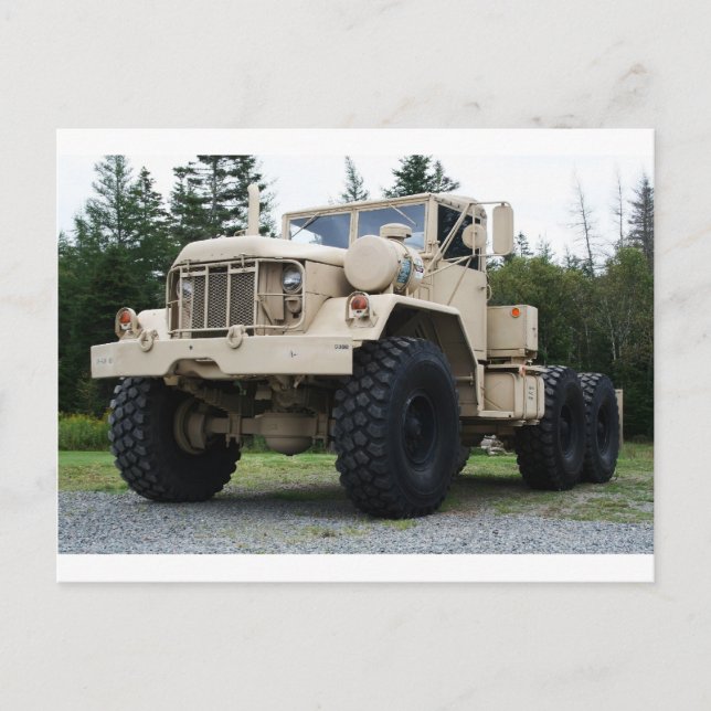 1970 KAISER MILITÄR LASTBIL VYKORT (Framsida)