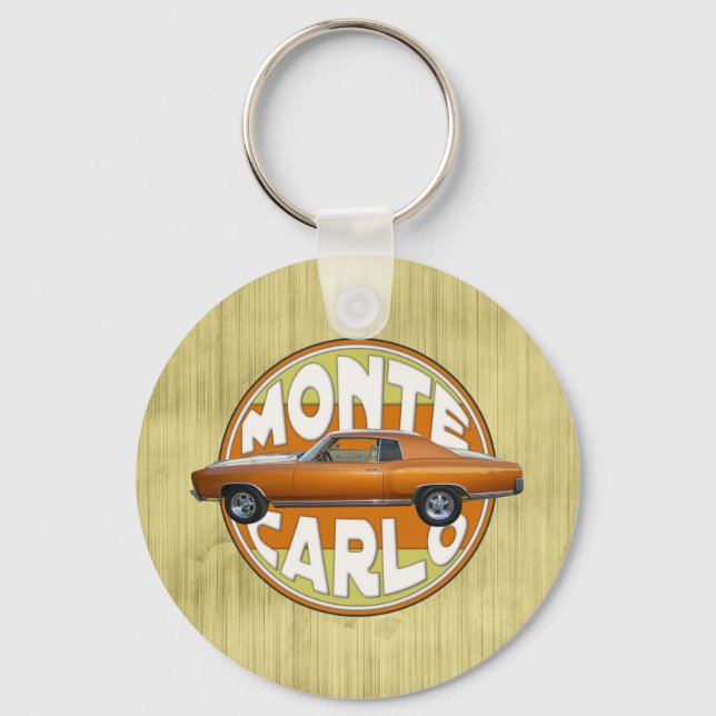 1970-månaders karlo kopparkamel brun nyckelring (Framsida)