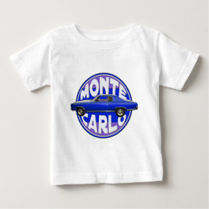 1970 månads karlo midnattblått t shirt