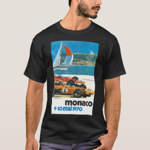 1970 Monaco Grand Prix-Tävla Poster T Shirt