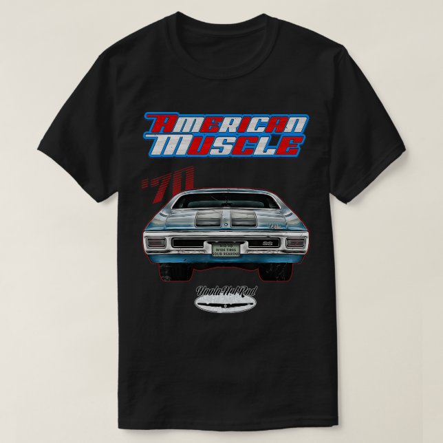 1970 Muscle Drag 70 HotRod Hot rod Anpassningsbar  T Shirt (Design framsida)