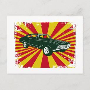 1970 Oldsmobile 442 Vykort