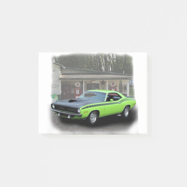 1970 Plymouth AAR Cuda Post-it Block (Framsida)