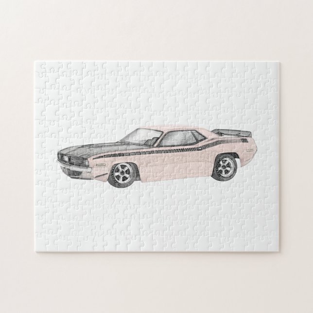 1970 Plymouth Barracuda Pussel (Horisontell)