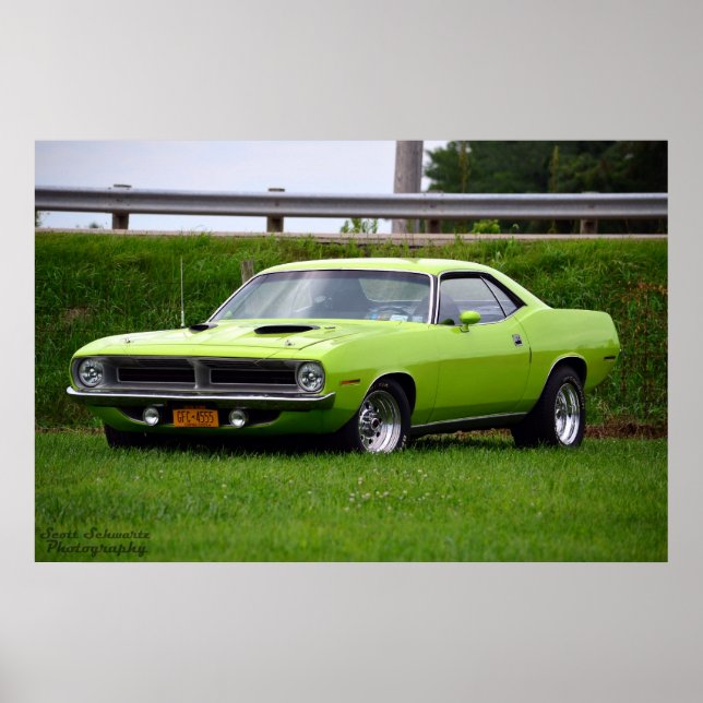 1970 Plymouth Cuda Poster (Framsidan)