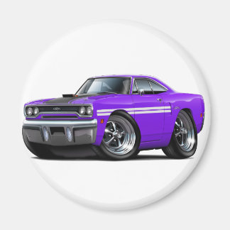 1970 Plymouth GTX Lila-White Car Magnet