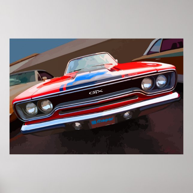 1970 Plymouth GTX Poster (Framsidan)