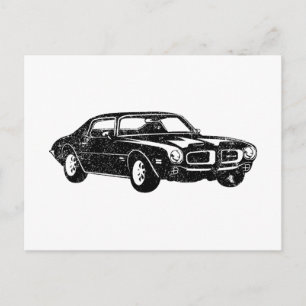 1970 Pontiac Firebird 400 Ram Air Vykort