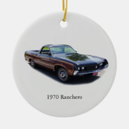 1970 Ranchero-ornament Julgransprydnad Keramik