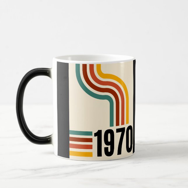 1970 Retro Vintage Mugg (Vänster)