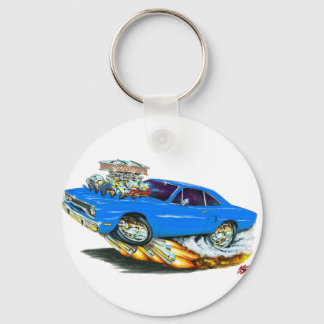 1970 Roadrunner Blue Car Nyckelring