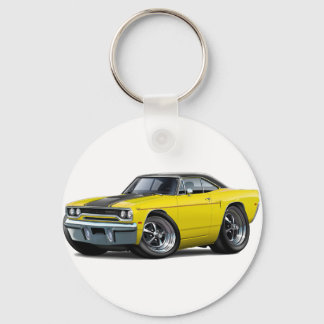1970 Roadrunner Gult-Black Rand Nyckelring