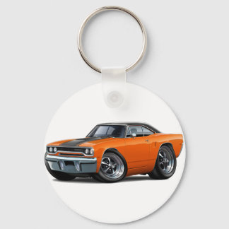 1970 Roadrunner Orange-Black Top Nyckelring