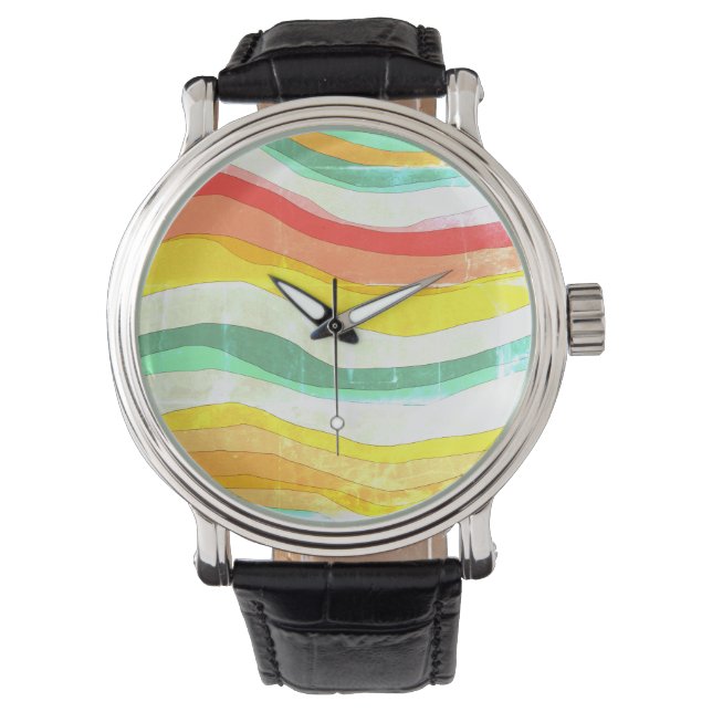 1970:s regummerade betraktningsbevakning armbandsur (Framsida)