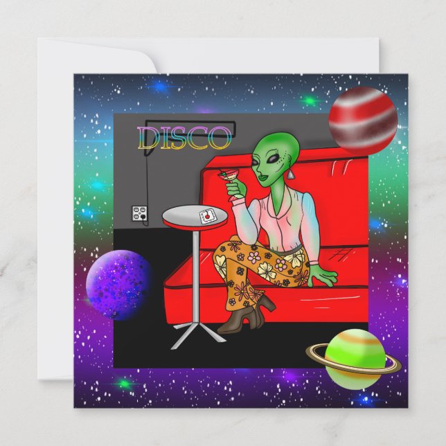 1970:s Retro Extraterrestrial i Disco Lounge (Framsida)