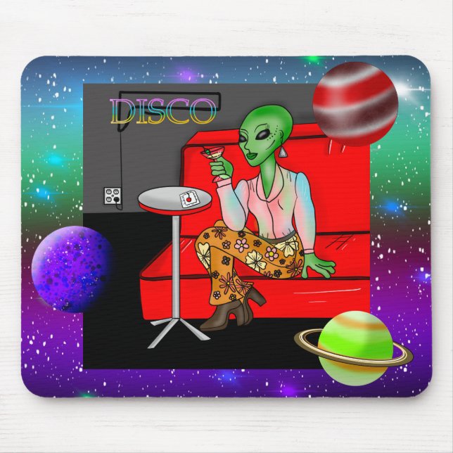 1970:s Retro Extraterrestrial i Disco Lounge Musmatta (Framsidan)
