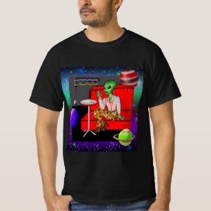 1970:s Retro Extraterrestrial i Disco Lounge T Shirt