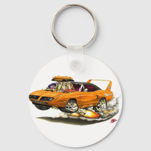 1970 Superbird Orange Car Nyckelring