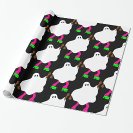 1970-talet disco halloween african-spöket presentpapper