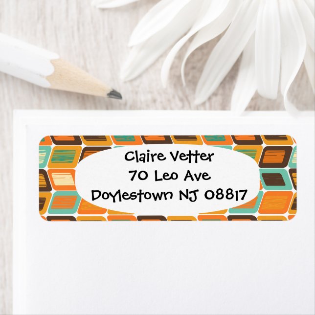1970-talet returadress etikett (Insitu)