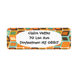 1970-talet returadress etikett