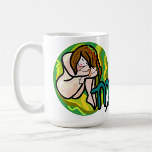 1970-talet stil Våg med symbol Kaffemugg