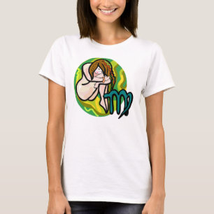1970-talet stil Våg med symbol Tee