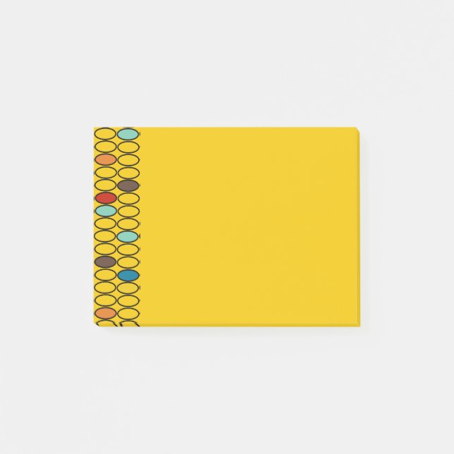 1970-talets Guld-Ovaler Post-it Block (Framsida)