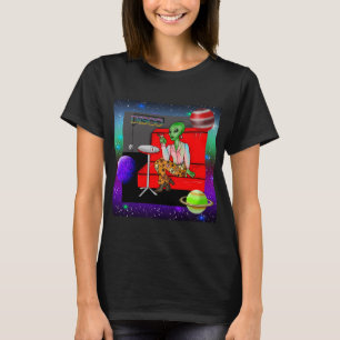 1970-talets Retro Utomjordisk i Diskotek T Shirt