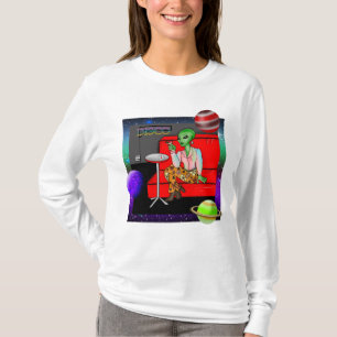 1970-talets Retro Utomjordisk i Diskotekslounge T Shirt