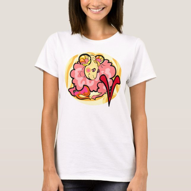 1970-talets stil målar med symbol tee shirt (Framsida)