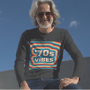 1970-talets vibes 70-årsjubileum BOOMER HIPSTER T- T Shirt