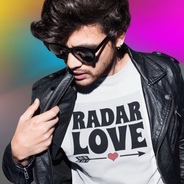 1970-talets VINTAGE RADAR KÄRLEK T-Shirts (Skapare uppladdad)