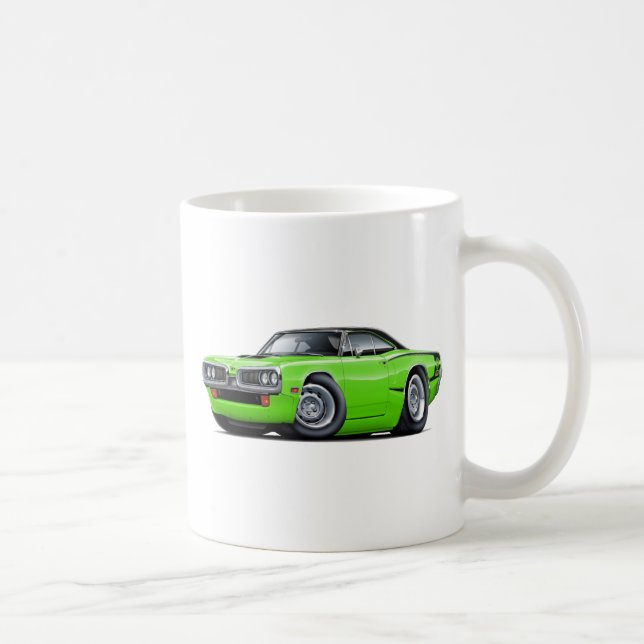 1970 toppen biLimefrukt-Svart bästa C-Rand Kaffemugg (Höger)