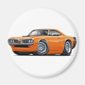 1970 Toppen Bin-Orange-svart bil Magnet