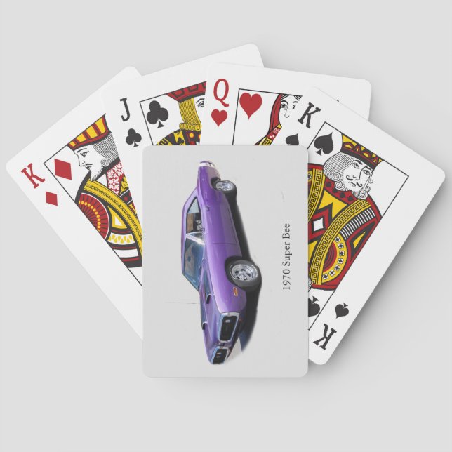 1970 Toppen Bin-spelkort Casinokort (Baksidan)