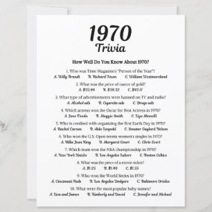 1970 Trivia-spel