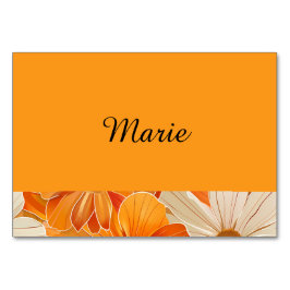 1970er Florale Gartenparty Bordsnummer