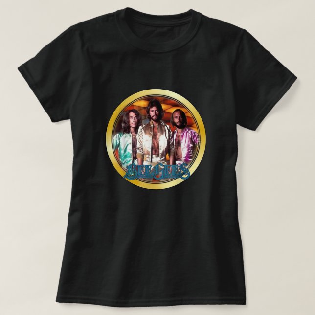 1970's Classic Bee Gees Anpassningsbar Art T Shirt (Design framsida)
