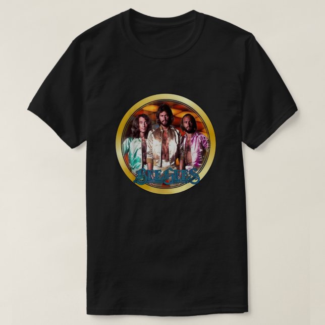 1970's Classic Bee Gees Anpassningsbar Art T Shirt (Design framsida)