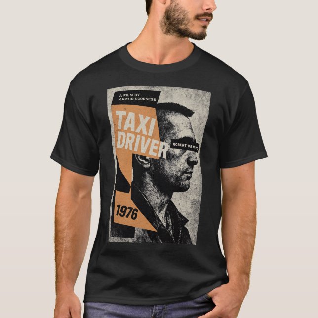  1970s Neo-Noir Urban Film Art T Shirt (Framsida)